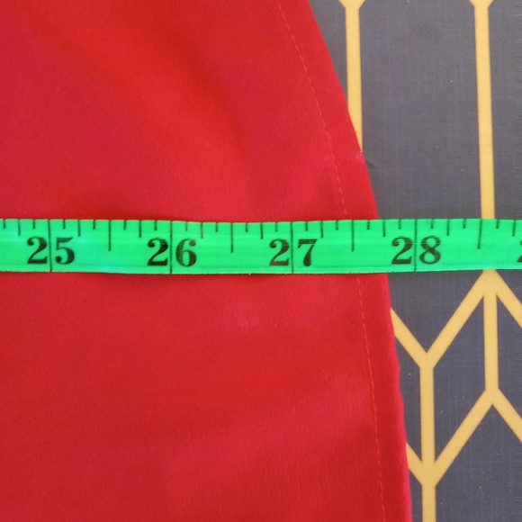 Eloquii Shirt, Size 22, Red Blouse, Night out, Party wear,  Bright, tied wrist, - Picture 8 of 11